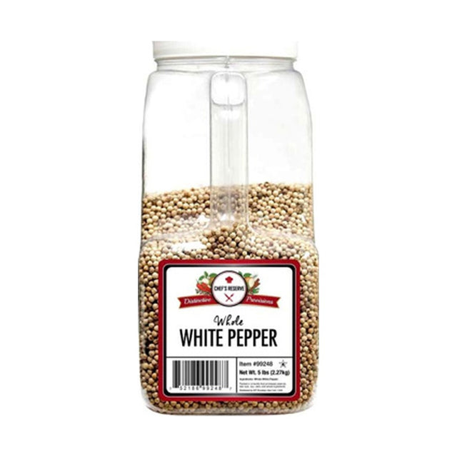 Chef's Reserve Whole White Pepper 2.27 kg - front of pack