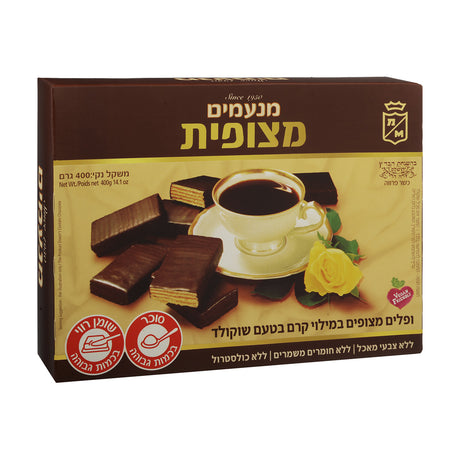 Manamim Chocolate Covered Wafers, 14 oz