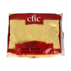 Clic Fine Semolina 454 g - front of pack