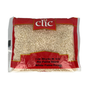 Clic Long Grain White Rice 454 g - front of pack