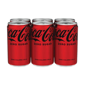 Coca-Cola Cola, Zero Sugar, 6 x 7.5 fl oz