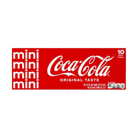 Coca-Cola Soda, Original Taste, Mini, 10 x 7.5 fl oz