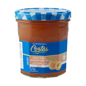 Cortas Apricot Jam No Sugar Added 368 g - front of pack