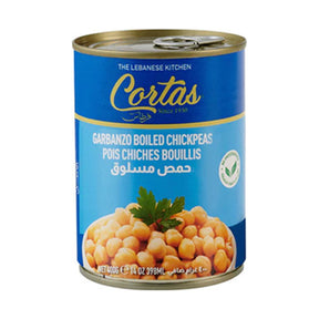 Cortas Garbanzo Boiled Chickpeas 396 g - front of pack
