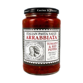 Cucina & Amore Red Pepper Pasta Sauce Arrabbiata 453 g - front of pack