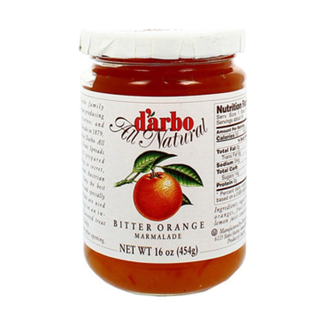 D'Arbo Orange Fruit Spread 454 g - front of pack