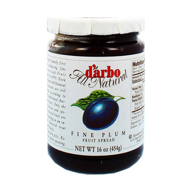 D'Arbo Plum Fruit Spread 454 g - front of pack