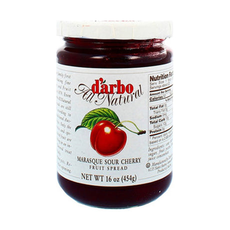D'Arbo Sour Cherry Fruit Spread 454 g - front of pack