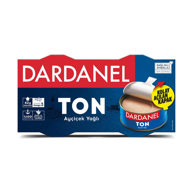 Dardanel Tuna in Sunflower Oil 2X140 g - front of pack