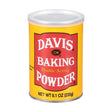 Davis Baking Powder, Double Acting, 8.1 oz