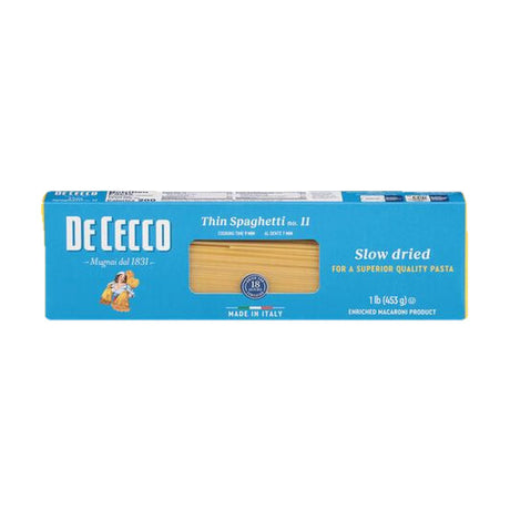 De Cecco Thin Spaghetti, No. 11, 1 lb