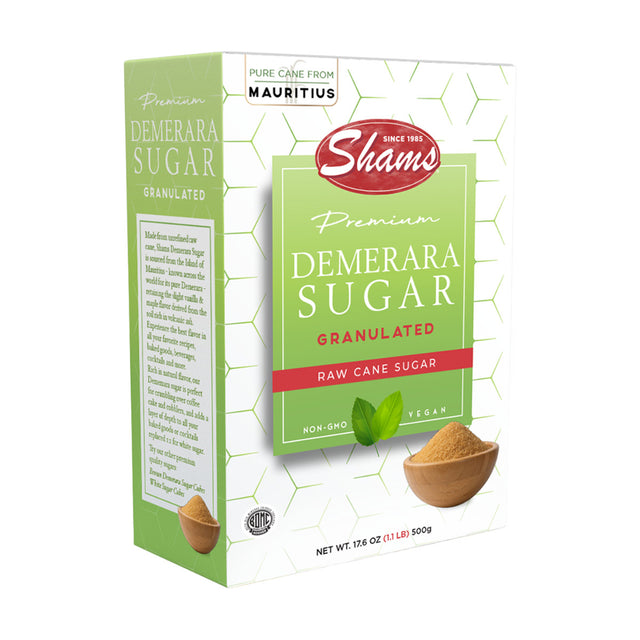 Shams Granulated Demerara Brown Sugar, 17.6 oz