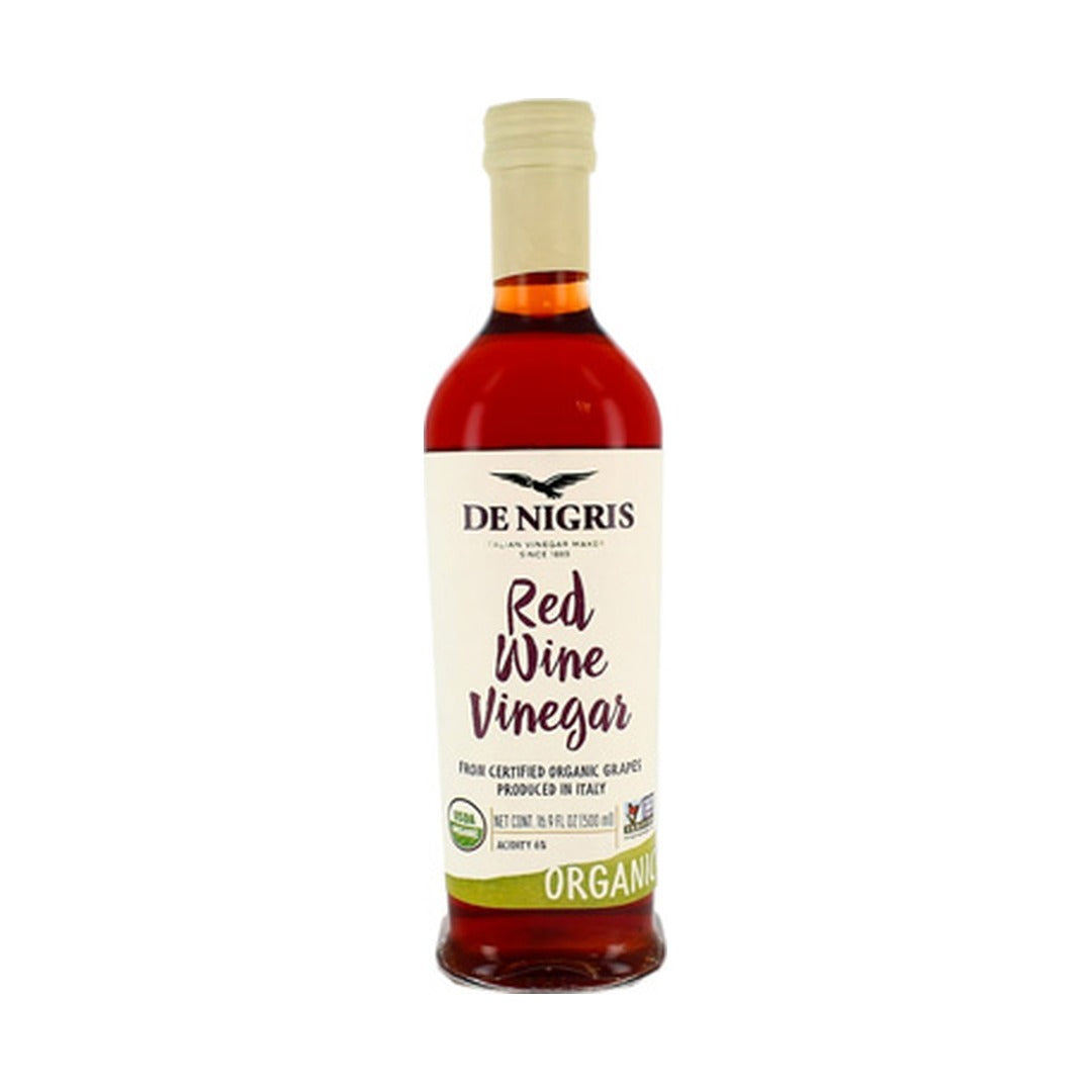 Denigris Organic Red Wine Vinegar 500 ml - front of pack