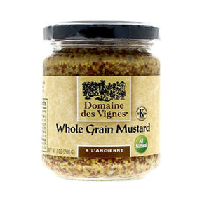 Domaine des Vignes Whole Grain Mustard 198 g - front of pack
