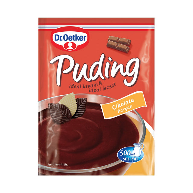 Dr Oetker Puding Çikolata Parçalı 120 g - front of pack