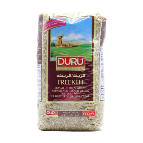 Duru Freekeh roasted green wheat, 1000 g bag
