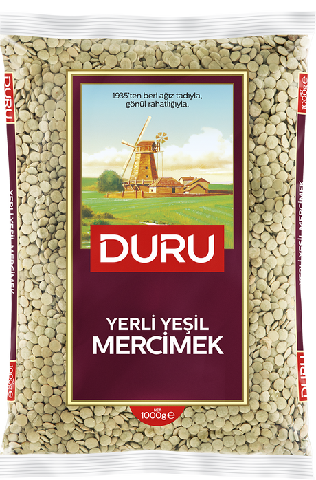 Duru Green Lentil 1Kg - front of pack