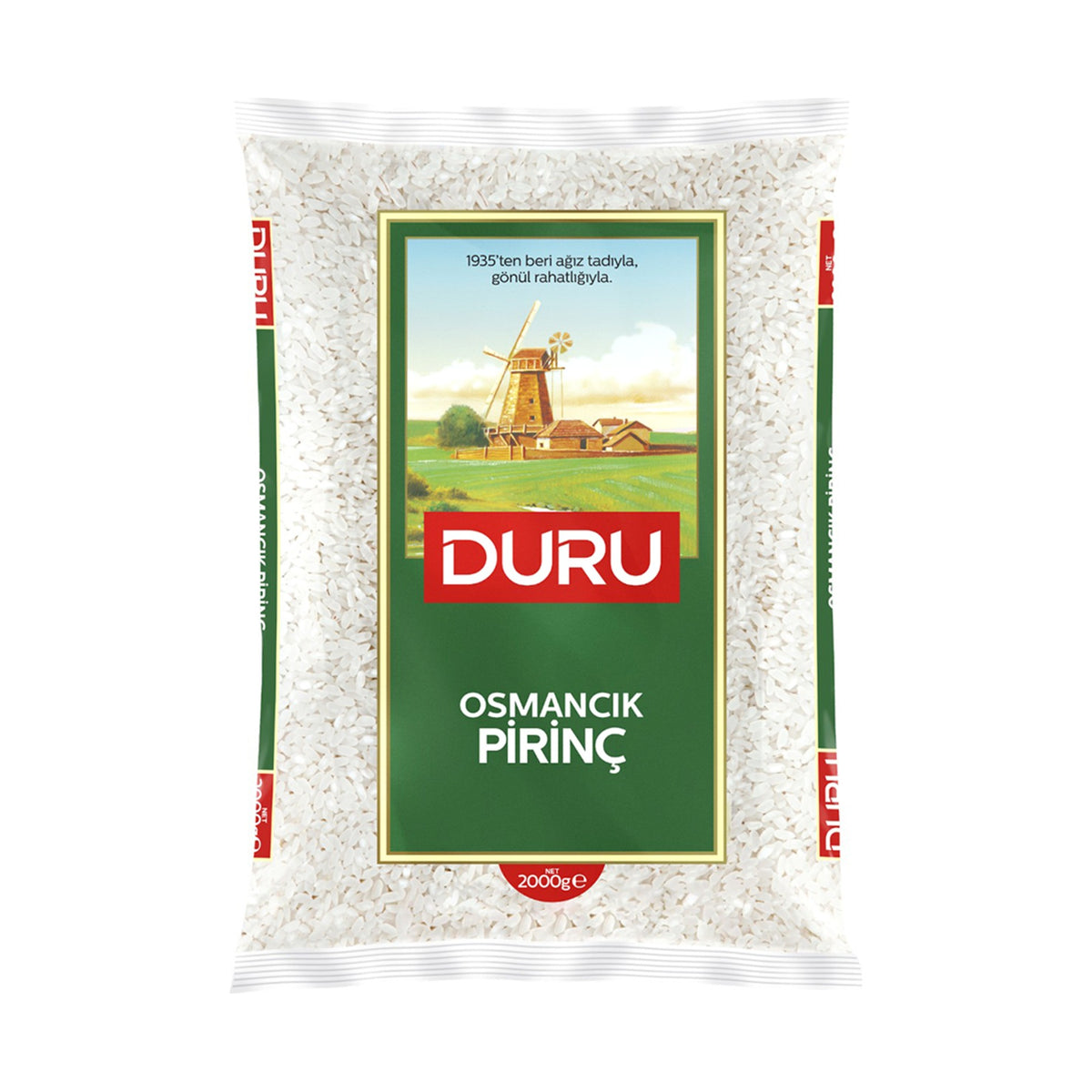 Duru Osmancık Rice 2 kg - front of pack