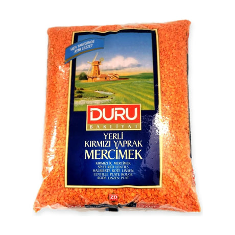 Duru Yerli Kirmizi Yaprak Mercimek (split red lentils), 2500 g bag