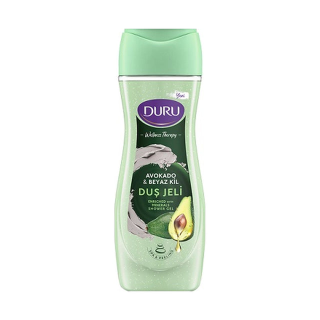 Duru Shower Gel Wellness Avocado & Clay 450 ml - front of pack