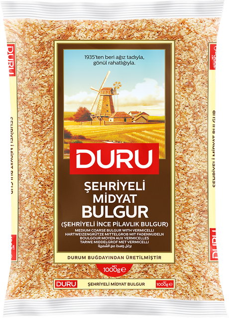 Duru Medium Coarse Bulgur with Vermicelli 1000 g