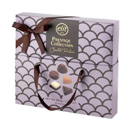 Elit Prestige Assorted Chocolate Pralines Lilac with 204 g - front of pack
