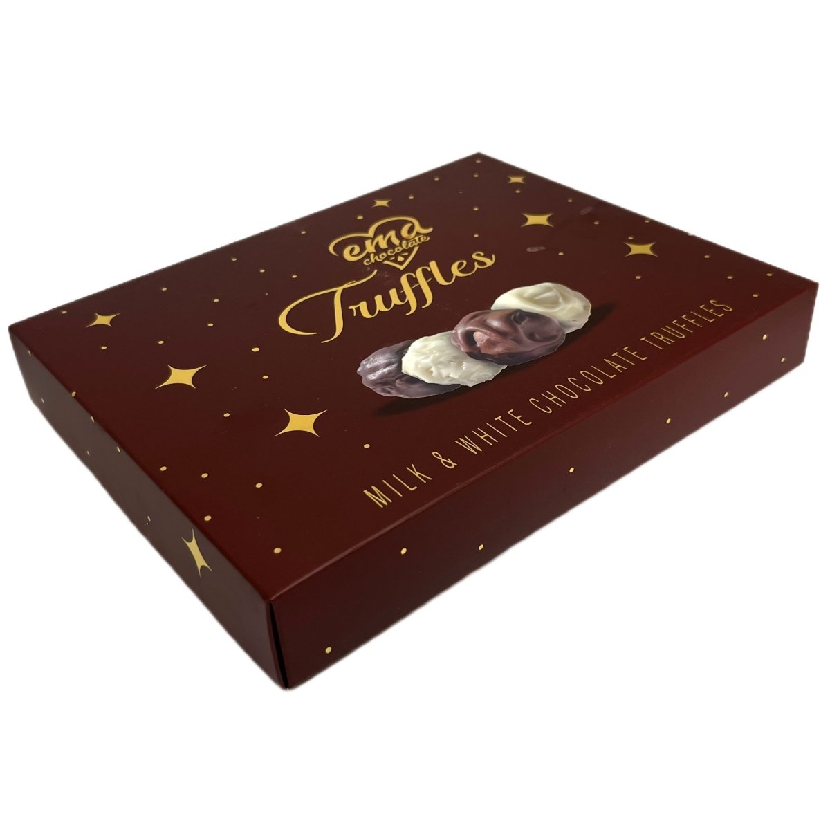 Ema Milk & White Chocolate Truffles With Hazelnut Cream - 250g