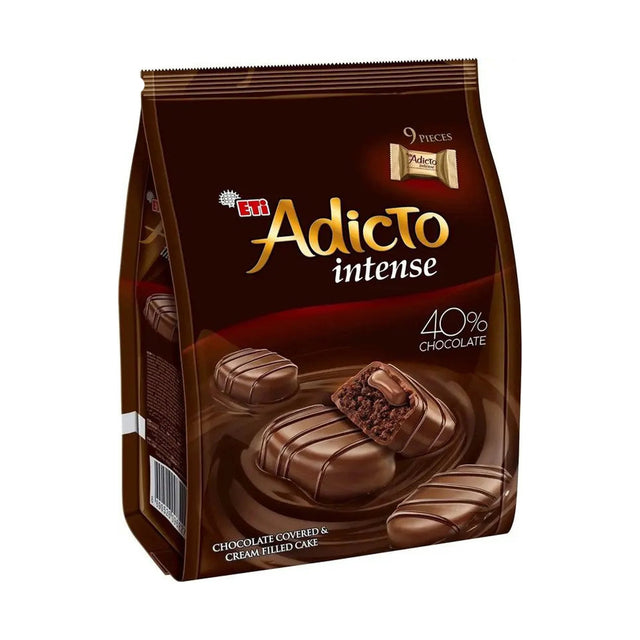 Eti Adicto Browni Intense Bag 144 g - front of pack