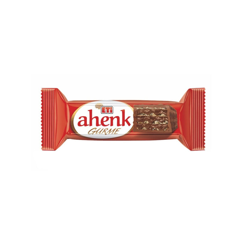 Eti Ahenk Gurme Chocolate Covered Hazelnut Cream Wafer - 50g
