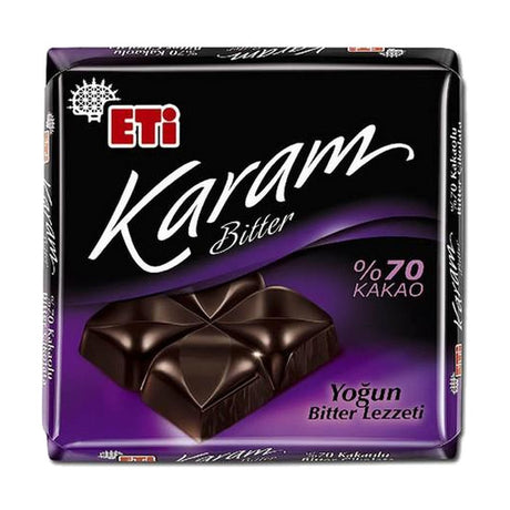 Eti Karam 70% Cocoa Dark Chocolate, 60 g