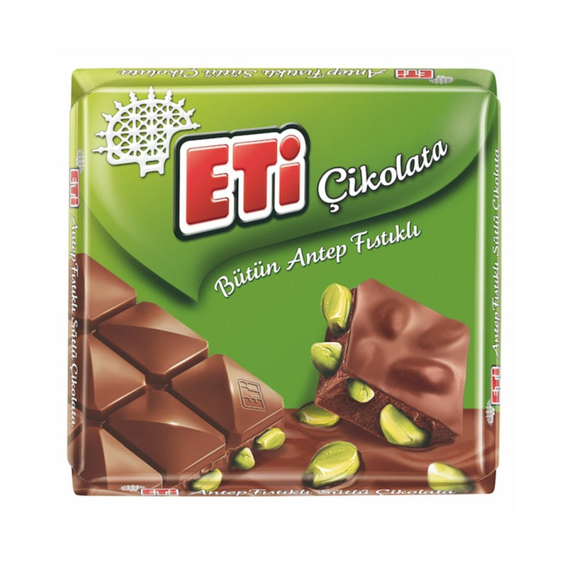 Eti Square Chocolate With Pistachio - 60g