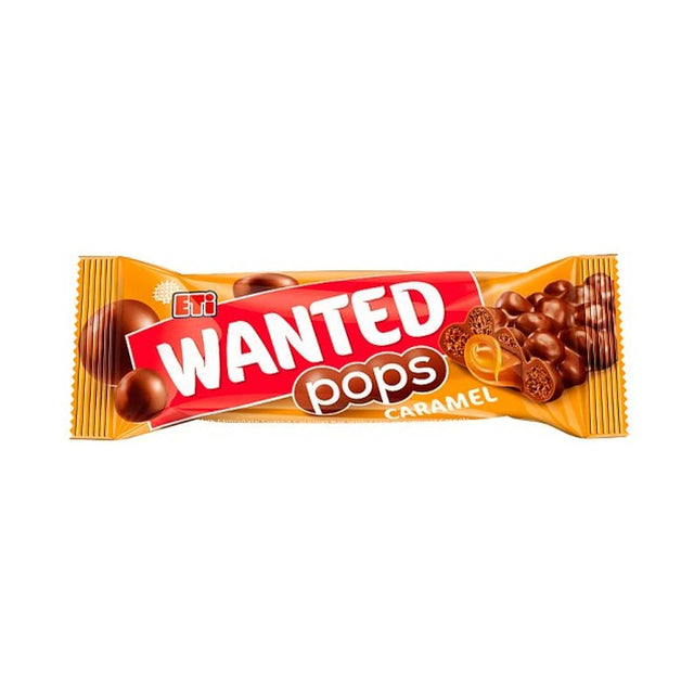 Eti Wanted Pops Caramel 22 g - front of pack