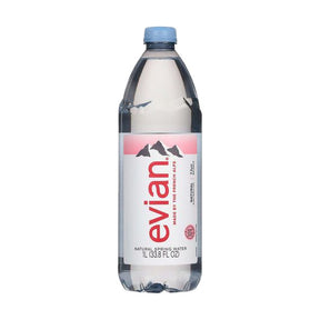 Evian Natural Spring Water, 1 L