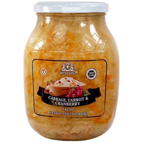 Belevini Cabbage Carrot & Cranberry Salad - 29.63 Ounces
