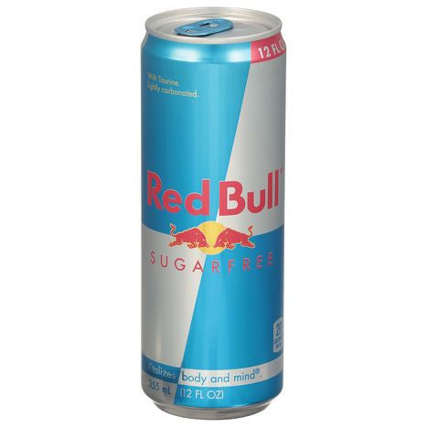 Red Bull Energy Drink, Sugarfree - 12 Fluid Ounces