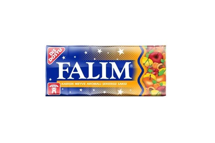 Falim Mixed Fruit Aromated Sugar Free Chewing Gum - 7 Grams