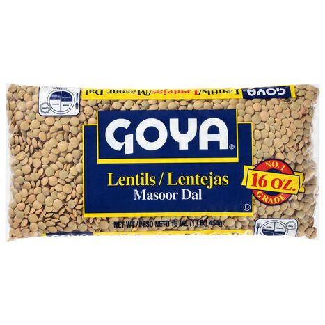 Goya Masoor Dal Lentils - 16 Ounces
