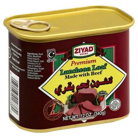 Ziyad Luncheon Loaf, Premium - 12 Ounces