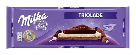 Milka Triolade Milk and White Chocolate - 280 Grams