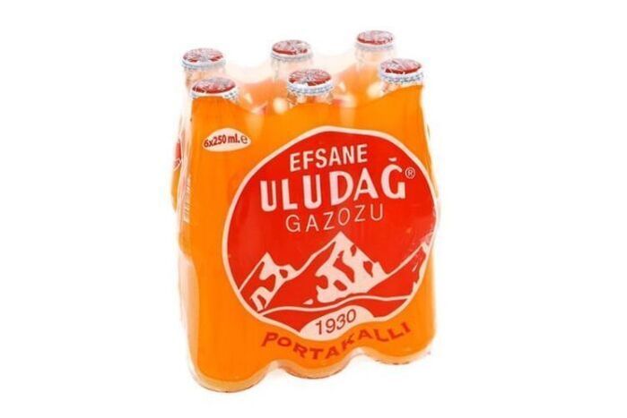 Uludag Orange Legend 250 Milliliters Soda - 6 Pack