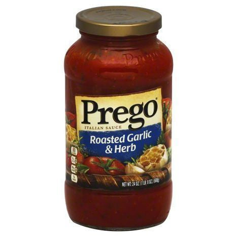 Prego Italian Sauce, Roasted Garlic & Herb - 26 Ounces