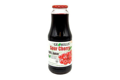 Geohill's 100% Sour Cherry Juice - 33.8 Fluid Ounces