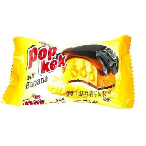 Eti Banana Flavor Pop Kek Snack - 45 Grams