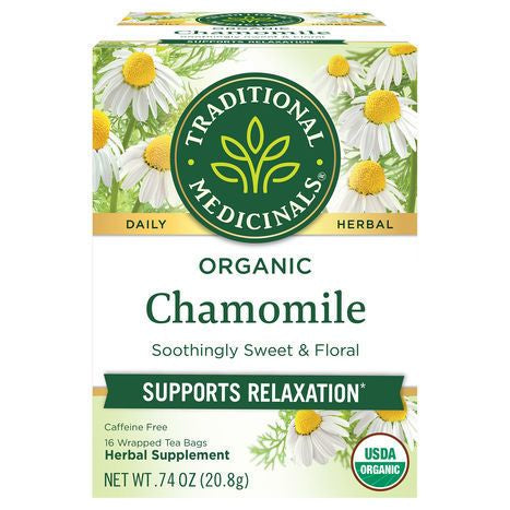 Traditional Medicinals Herbal Supplement, Organic, Chamomile, Tea Bags - 16 Tea Bags