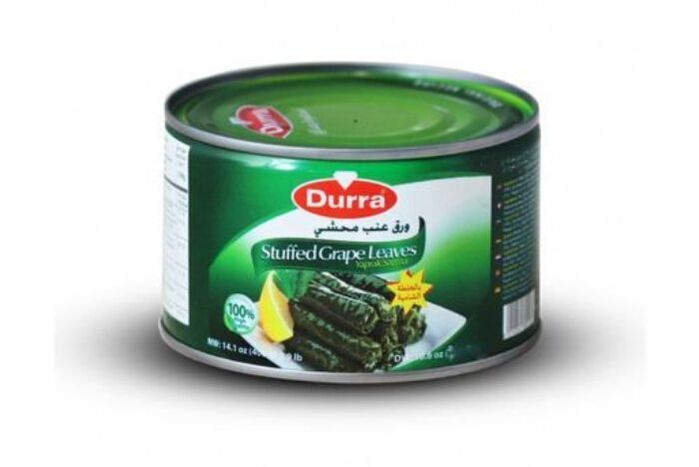 Durra Stuffed Grape Leaves with Rice - 400 Grams