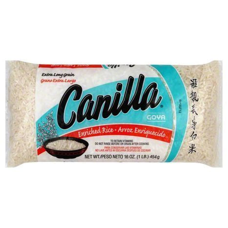 Canilla Rice, Enriched, Extra Long Grain - 16 Ounces