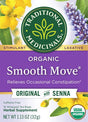 Traditional Medicinals Organic Caffeine Free Original with Senna Smooth Move, 16 tea bags