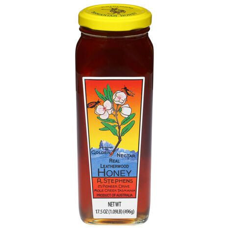 Golden Nectar Real Leatherwood Honey - 17.5 Ounces
