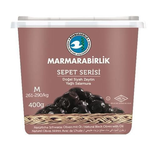 Marmarabirlik Black Olives - 400 Grams