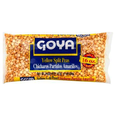 Goya Split Peas, Yellow - 16 Ounces